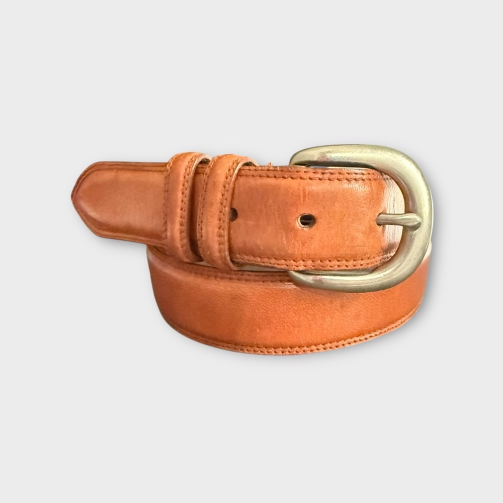 VTG Lord & Taylor Tan Leather Belt M